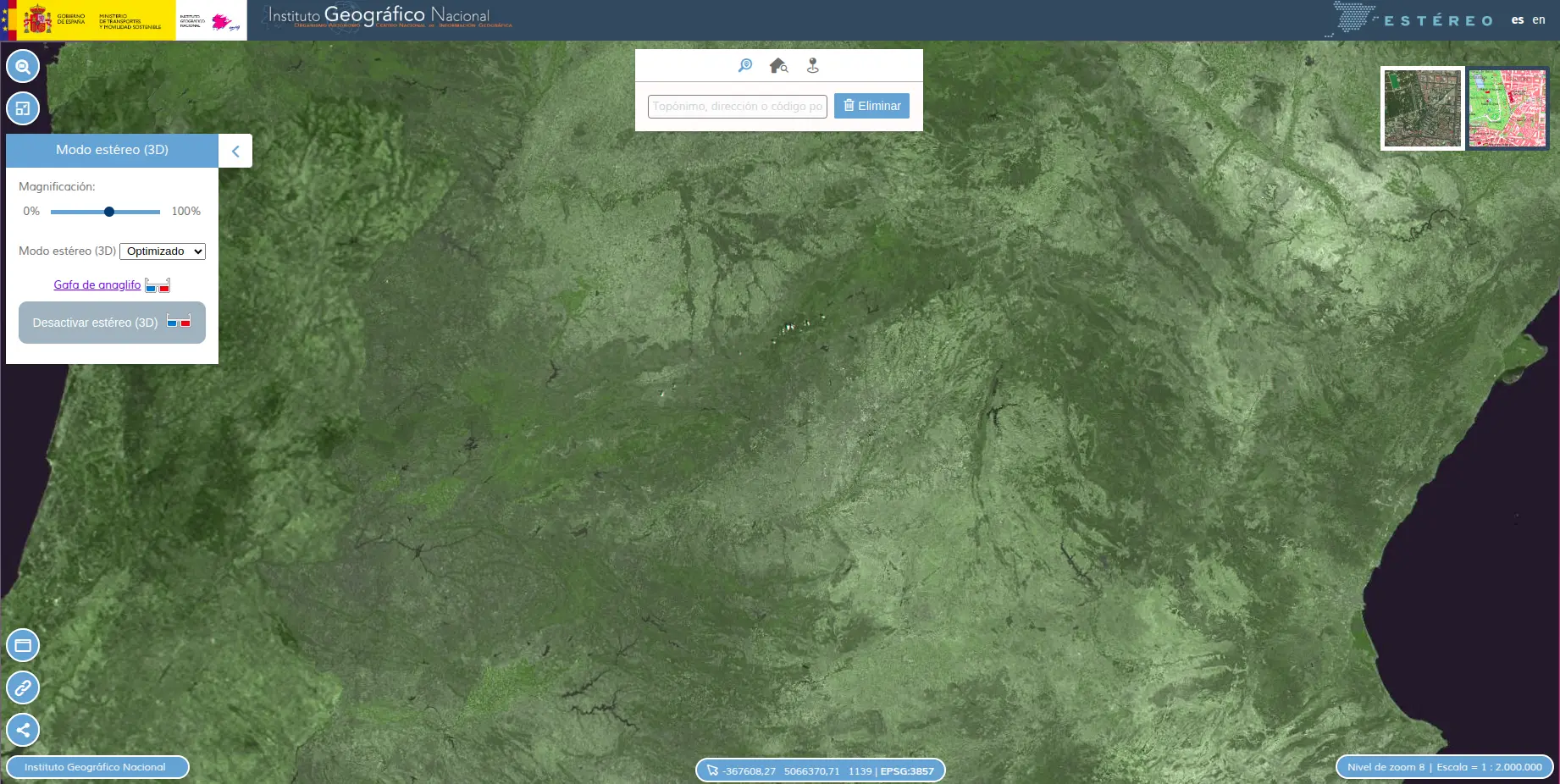 Visualizador estereoscópico
